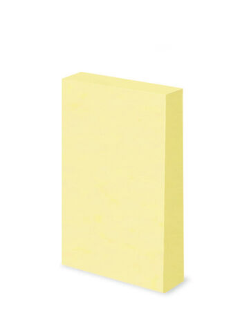 Tack memo Sticky notes Notebook type Vertical 75 x 50mm Yellow 100 Sheets,Yellow, small image number 1