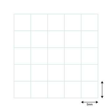 Campus Report pad A3 White 5mm grid rule 50 sheets,Transparent, small image number 3