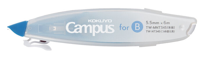 Campus Pen type Refillable Body Correction tape 5.5mm x 6m,Blue, medium image number 1