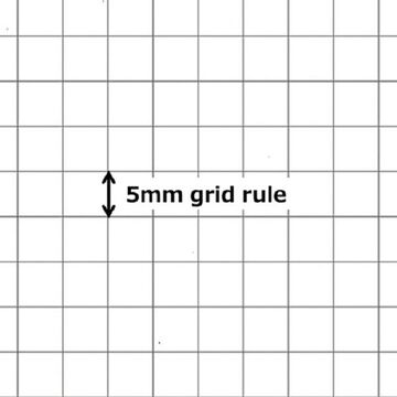 Campus Twin ring Memonote 5mm Grid line 50 Sheets A7,Black, small image number 1