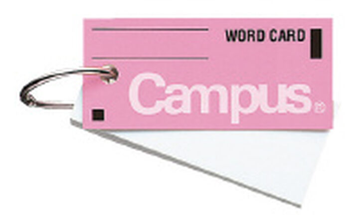 Campus Flash card Card ring binding 85 Sheets Pink,Pink, medium image number 0