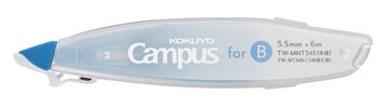 Campus Pen type Refillable Body Correction tape 5.5mm x 6m,Blue, small image number 0