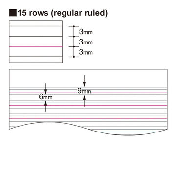 Campus Soft ring notebook B5 Blue English Practice 15 Lines (Regular) 40 sheets,Blue, small image number 1