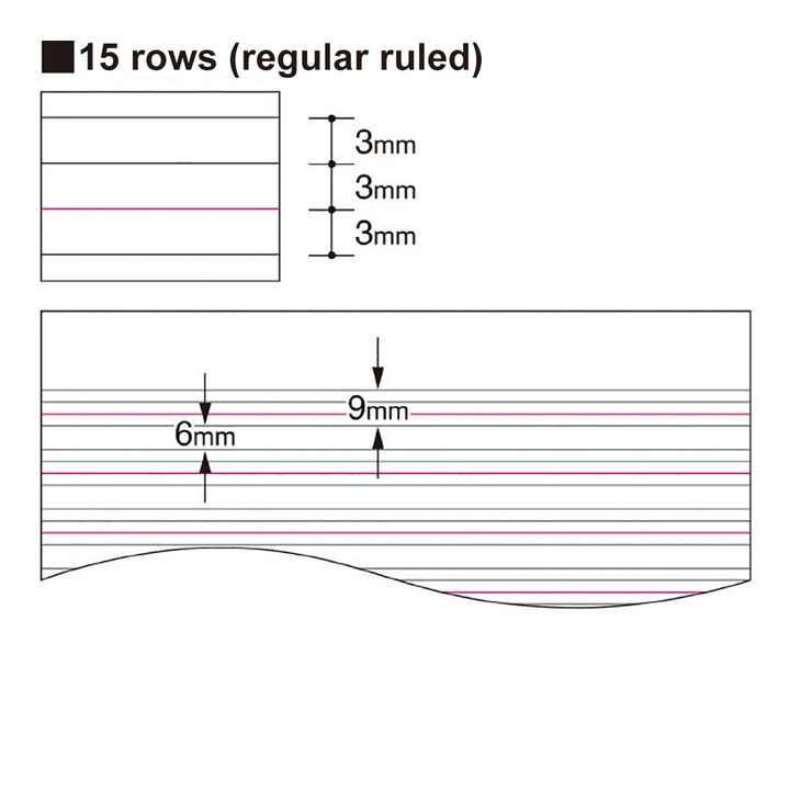 Campus Soft ring notebook B5 Blue English Practice 15 Lines (Regular) 40 sheets,Blue, medium