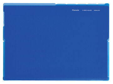 Glassele 5 Index Holder A4 Horizontal Size Blue,Blue, small image number 0