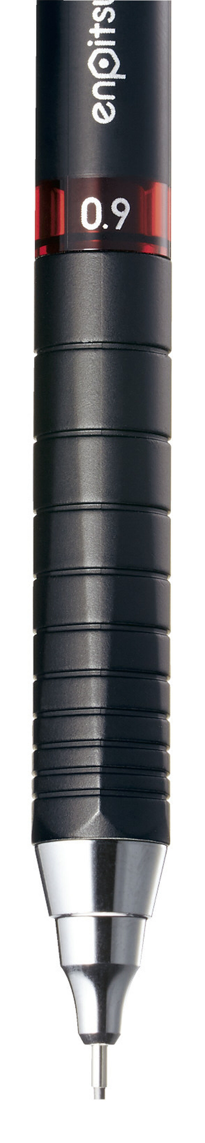 Enpitsu sharp mechanical pencil TypeM 0.9mm Metal Grip,Red, medium image number 4