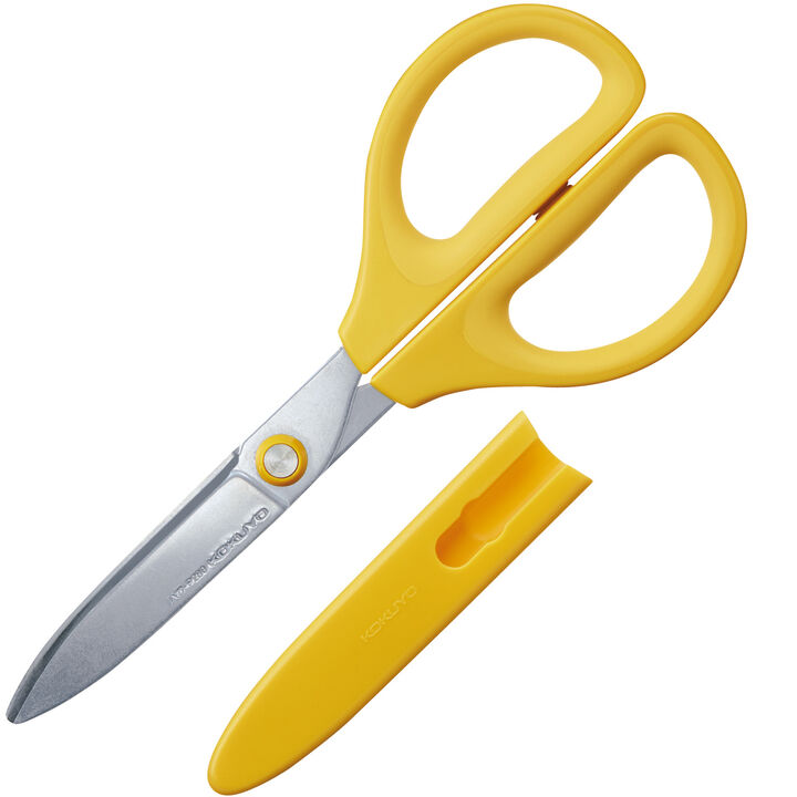 SAXA Scissors x Non-stick blade x Yellow,Yellow, medium image number 3