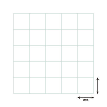 Campus Report pad B5 White 5mm grid rule 50 sheets,clear, small image number 3