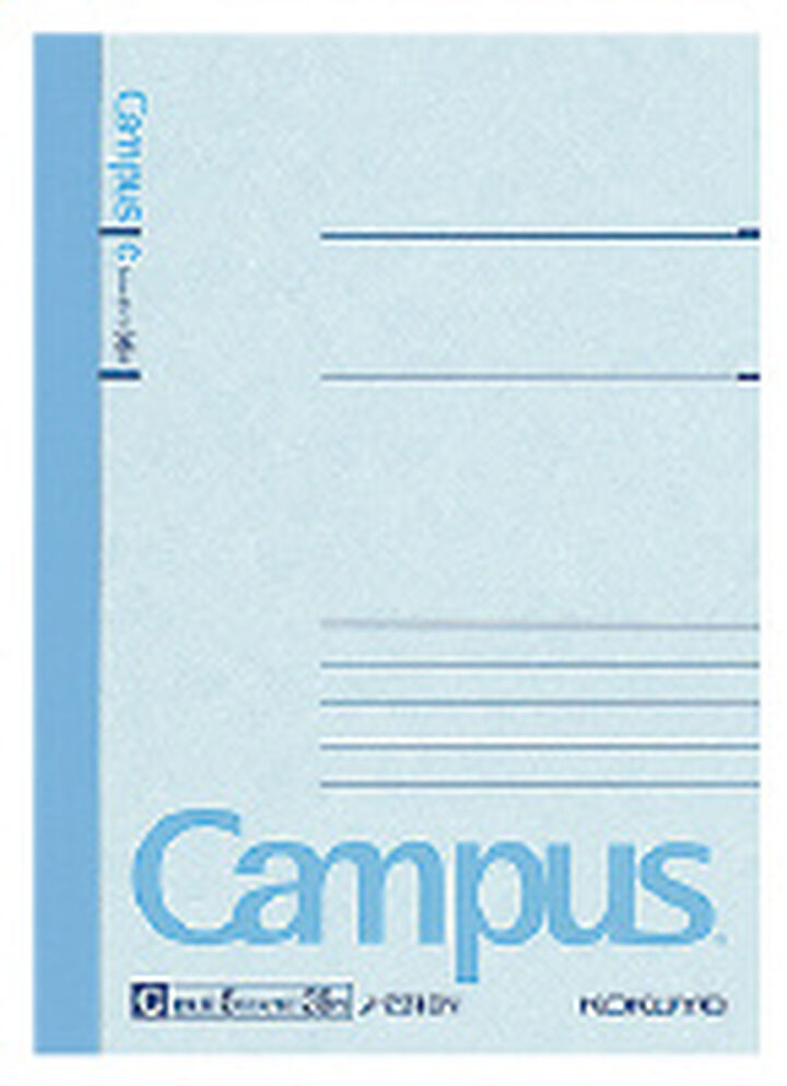 Campus notebook Notebook B7 Blue 5mm rule 36 Sheets,Blue, medium image number 0