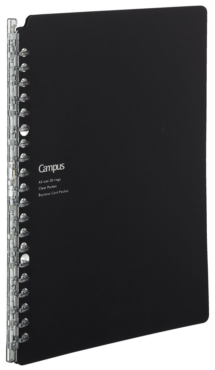 Campus Binder notebook 26 Hole A5 Black 5 sheets,Black, medium image number 1