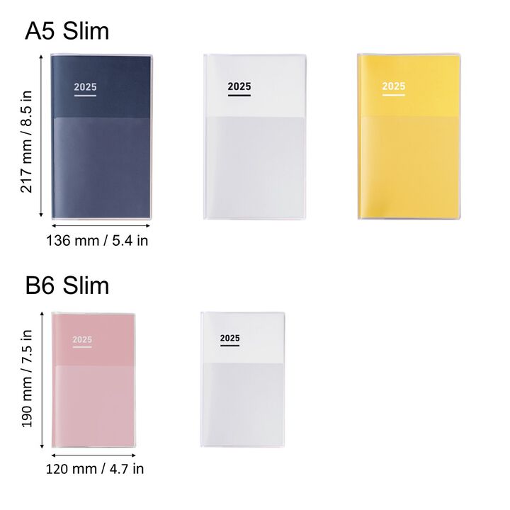 JIBUN TECHO 2025 Diary Yellow,Yellow, medium image number 1