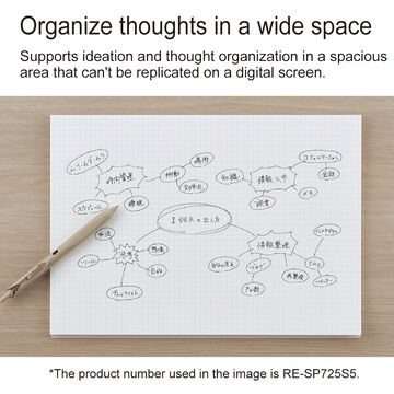 Campus Report pad A3 White 5mm grid rule 50 sheets,Transparent, small image number 8