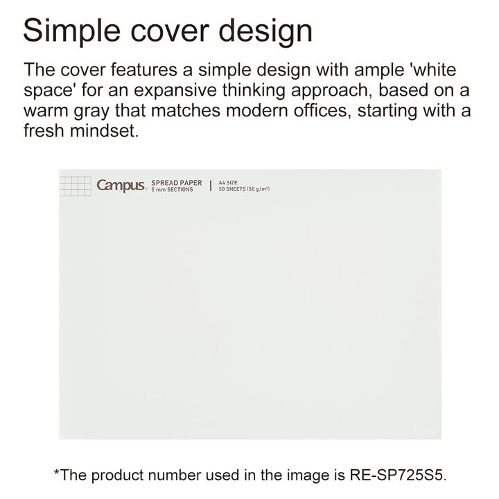 Campus Report pad A4 White 5mm grid rule 50 sheets,clear, medium image number 12