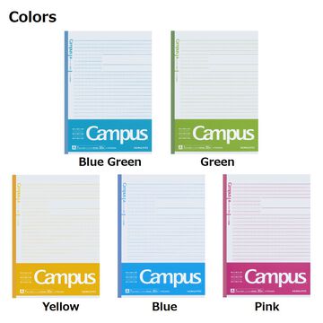 Campus notebook Notebook B5 Pink / Blue / Yellow / Green / Light Blue 7.7mm Ruled for Literature Study 30 Sheets,clear, small image number 2
