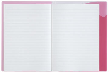 Campus notebook Notebook Print storage pocket included A4 Pink 7mm rule 30 sheets,Pink, small image number 6