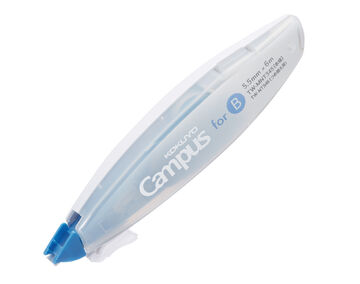 Campus Pen type Refillable Body Correction tape 5.5mm x 6m,Blue, small image number 3