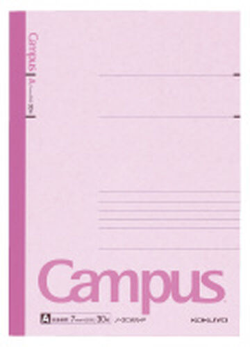 Campus notebook Notebook B5 Pink 7mm rule 30 Sheets,Pink, small image number 0