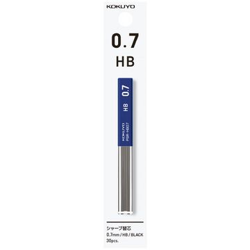 Enpitsu sharp Pencil lead 0.7mm HB,Black, small image number 1