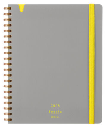 Sooofa Softring Diary B6 Size Gray,Gray, small image number 0