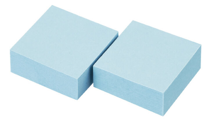 Tack Memo Quick Index Sticky Notes 2.5 cm x 2.5 cm,Blue, medium image number 1