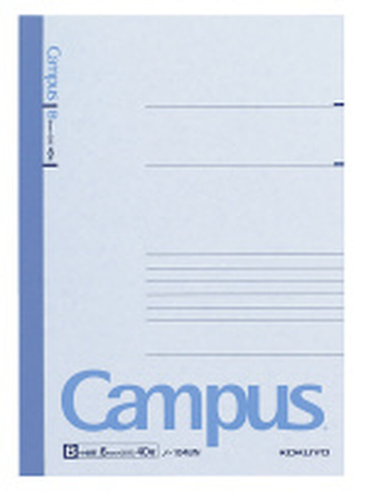 Campus notebook Notebook A5 Blue 6mm rule 40 Sheets,Blue, medium image number 0