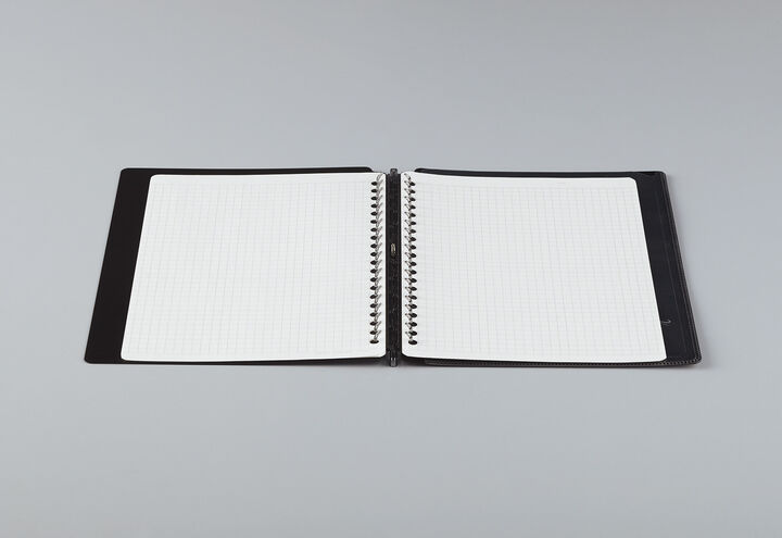 Campus Binder notebook 26 Hole A5 Black 5 sheets,Black, medium image number 3