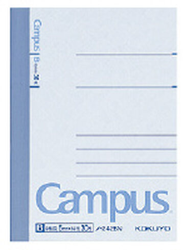 Campus notebook Notebook A7 Blue Modified Medium Horizontal Ruled 30 Sheets,Blue, small image number 0