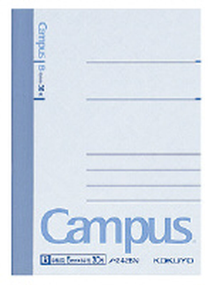 Campus notebook Notebook A7 Blue Modified Medium Horizontal Ruled 30 Sheets,Blue, medium