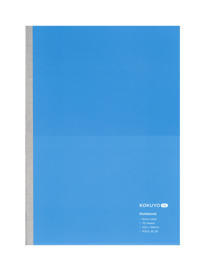 KOKUYO ME Notebook A5 POOL BLUE,Blue, medium image number 0