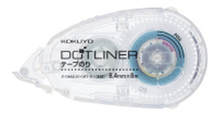 Dotliner Tape Glue Body Refill type Strong adhesive 8.4mm x 8m Transparent,Transparent, medium