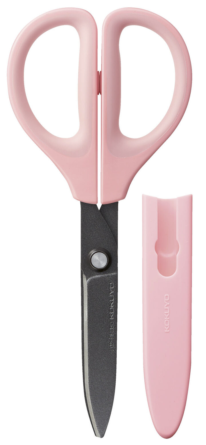 SAXA Scissors x Fluorine and Non-stick blade x Pink,Pink, medium image number 0