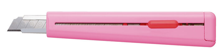 FLANE Cutter knife Standard type Fluorine-coated blade Pink,Pink, medium