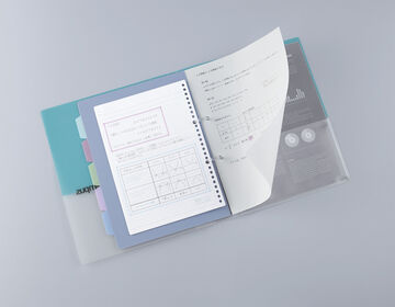 Campus Easy binding of prints 2 Hole Binder notebook A4 Light Blue,Light Blue, small image number 5