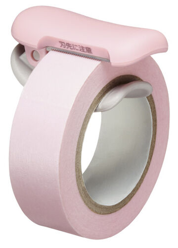 Karu Cut clip-type Washi Tape cutter 20~25mm Light Pink,Light Pink, small image number 1