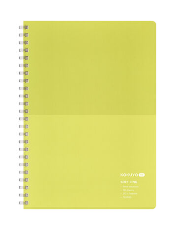 KOKUYO ME Soft ring notebook A5 TENNIS,Green, small image number 0