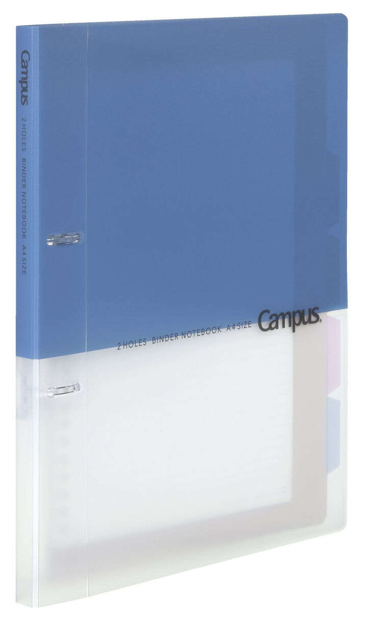 Campus Easy binding of prints 2 Hole Binder notebook A4 Blue,Blue, medium image number 1