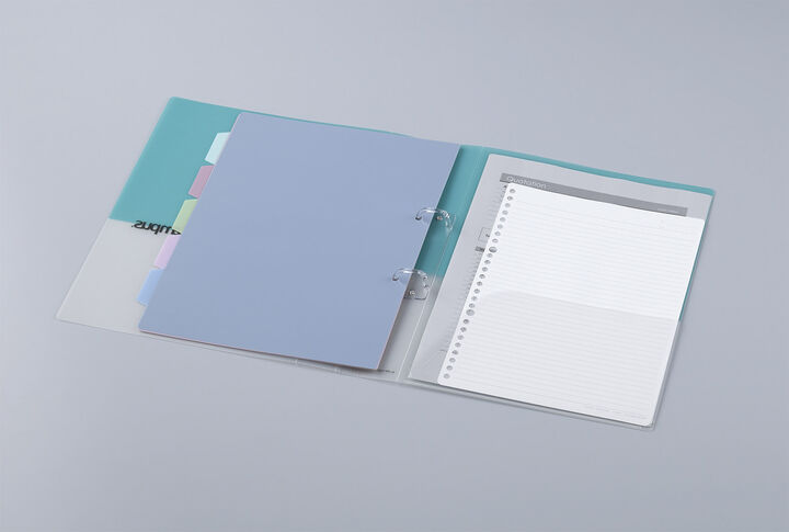 Campus Easy binding of prints 2 Hole Binder notebook A4 Light Blue,Light Blue, medium image number 2