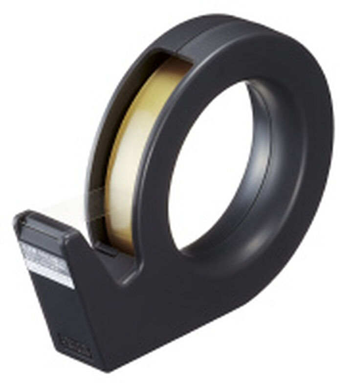 Karucut Tape cutter Handy type Large roll 27 x 146 x 103mm White,Black, medium image number 0