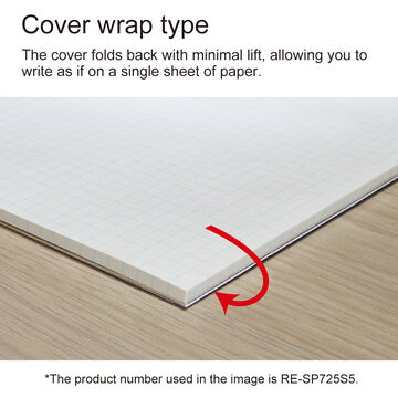 Campus Report pad A4 White 5mm grid rule 50 sheets,clear, small image number 10