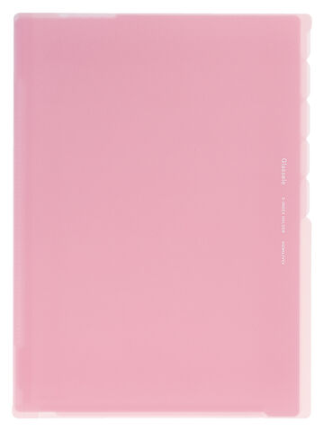 Glassele 5 Index Holder A4 Vertical Size Light Pink,Pink, small image number 0