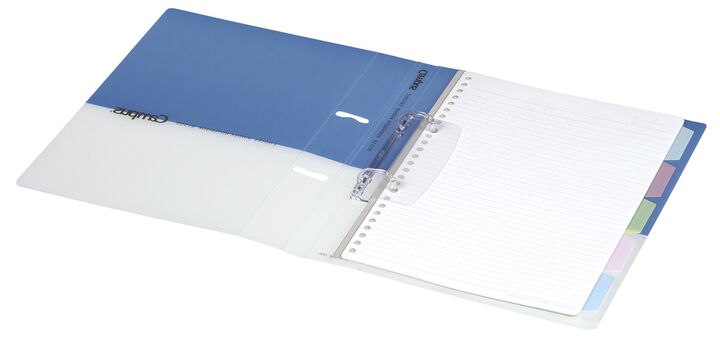 Campus Easy binding of prints 2 Hole Binder notebook B5 Blue,Blue, medium image number 2