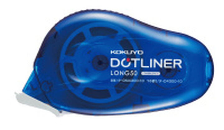 Dotliner Long Tape Glue Body Refill type Strong adhesive 10mm x 50m Blue,Blue, medium