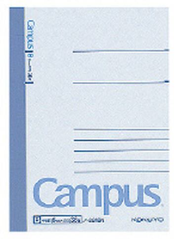 Campus notebook Notebook B7 Blue 6mm rule 36 Sheets,Blue, small image number 0