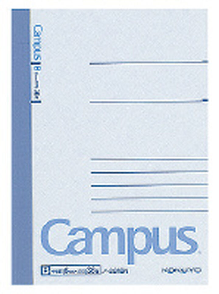 Campus notebook Notebook B7 Blue 6mm rule 36 Sheets,Blue, medium image number 0