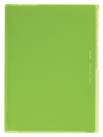 Glassele 5 Index Holder A4 Vertical Size Light Green,YellowGreen, small image number 0