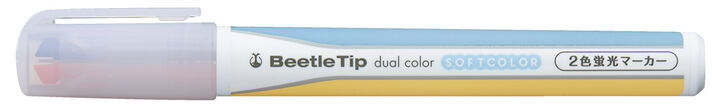 Beatle tip Dual Color Marker Soft type Soft Green / Soft Purple,Mixed, medium image number 0