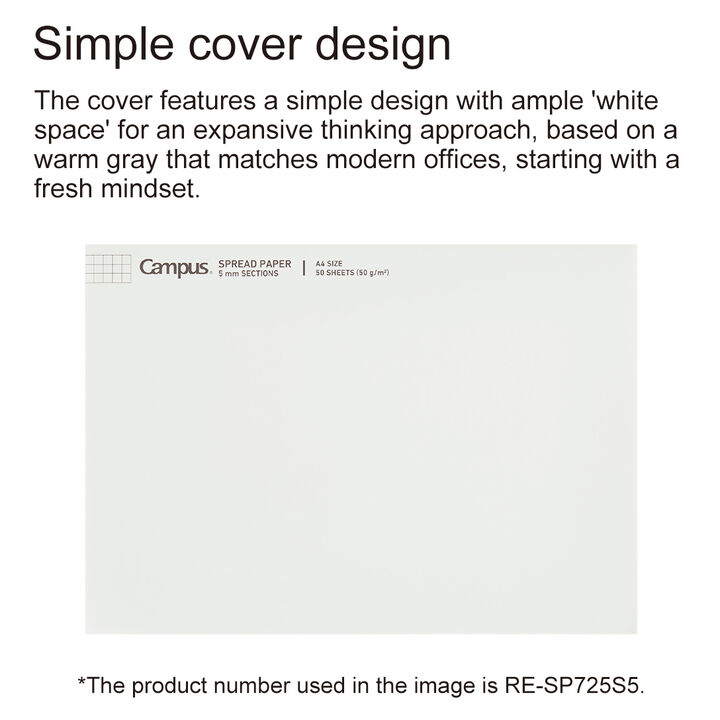 Campus Report pad A3 White 5mm grid rule 50 sheets,Transparent, medium image number 9