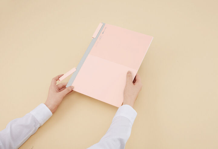 KOKUYO ME Clip notebook A4 BRIGHT SAND,Pink, medium image number 8