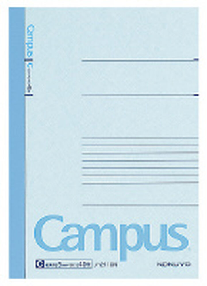Campus notebook Notebook B6 Blue 5mm rule 40 Sheets,Blue, medium
