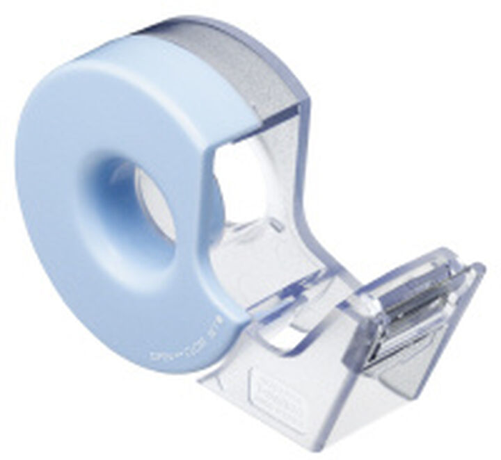 Karucut handy Tape cutter For masking tape 27 x 91 x 60mm Blue,Light Blue, medium